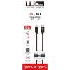 Data Cable USB-C to USB-C 1m 60W - black