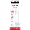 Datový kabel USB-C x USB-C 1m 60W - bílý