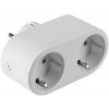 Wi-Fi Smart Plug WG 2-in-1, 2 Sockets - white