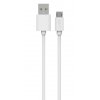 Datový kabel USB-A x Micro USB 1m 2.1A - bílý