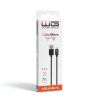 Data Cable USB-A to Lightning 1m 2.4A - black