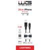 Data Cable USB-A to Lightning MFi 0.2m 2.4A - black