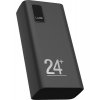 Powerbank 24000 mAh + PD Type C 45W + QC 3.0 (Czarna)