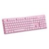 Herní klávesnice podsvícena (drátová) - růžová