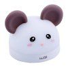 Little Mouse Desk Lamp with Alarm Clock - white