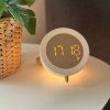 Little Mouse Desk Lamp with Alarm Clock - white