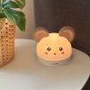 Little Mouse Desk Lamp with Alarm Clock - white