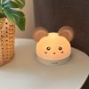 Stolní lampa Myška s budíkem - bílá