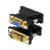 Redukce DVI-I Dual Link (male) to VGA (female D-Sub DE-15) (Czarna)