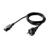 C13 Power Cable Size A 1.5m - black