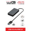 HUB USB-A x 4x USB 3.0 - czarny