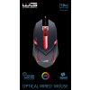Mysz przewodowa optyczna WG4 - Podświetlenie LED (Czarna)