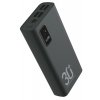 Powerbanka 30000 mAh 6x USB + kabel Type-C - černá