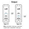 Wall Charger GaN 3x USB 120W - white