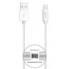 Datový kabel USB-A x Lightning MFi 2m 2.4A - bílý