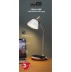 Led lampa s bezdrátovým nabíjením W21A (Bílá)