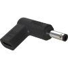 Universal Laptop and Phone Charger 65W - black