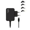 Univerzální nabíječka pro notebook a telefon 65W - černá