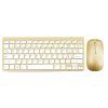 Bluetooth Keyboard with Mouse - gold