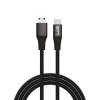 Kabel do transmisji danych USB-A x USB-C 2m 60W - czarny