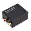 Digital to Analog Audio Converter SPDIF/RCA - black
