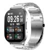 Inteligentny Zegarek SmartWatch WG AirFlexOne (Srebrny) + 2x pasek