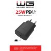 Ładowarka sieciowa 1x USB-C 25W - czarna