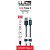 Kabel do transmisji danych UBS-A x USB-C 1m 60W - czarny