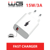 Wall Charger 1x USB-A 15W - white