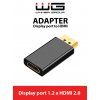Adaptér DisplayPort x HDMI - černý