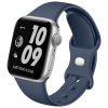 Náhradní silikonový řemínek pro Apple iWatch 42/44/45/49 mm (Tmavě modrý)