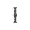 Silicone Strap for Apple iWatch 42/44/45/46/49mm - black/white