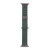 Leather Strap for Apple iWatch 42/44/45/46/49mm - dark green