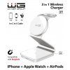 Bezdrátová nabíječka WG 37 3in1 FAST MAGNET 21W - bílá
