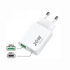Ładowarka sieciowa 2x USB 20W - biała