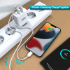 Wall Charger 2x USB-C 50W - white