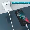 Wall Charger 2x USB-C 50W - white