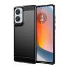 Carbon Case for Motorola Moto Edge 50 Fusion 5G - Black