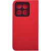 Etui Flipbook Duet Xiaomi 14T 5G - czerwone