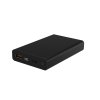 Powerbank 10000 mAh 2x USB + kabel Type-C - czarny