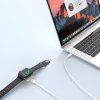 Nabíjecí magnetické zařízení pro Apple Watch USB-C - bílé