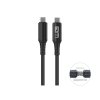 Datový kabel USB-C x USB-C 1m 240W - černý