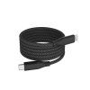 Magnetic USB-C to USB-C Data Cable 1m 60W - black