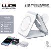MaxFlex 3-in-1 22.5W Foldable Wireless Charger WG 42 - white