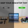 Multifunctional Device 7-in-1 (Clock, Date, Temperature, Charging) - black