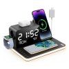 Multifunctional Device 7-in-1 (Clock, Date, Temperature, Charging) - black