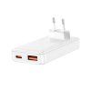 Wall Charger GaN 2x USB 30W - white