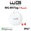 Lokátor WG s podporou Apple Find My 4ks - bílý
