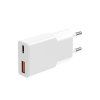 Wall Charger GaN 2x USB 30W - white