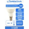 Žárovka LED E14 6W (60W) - teplá bílá